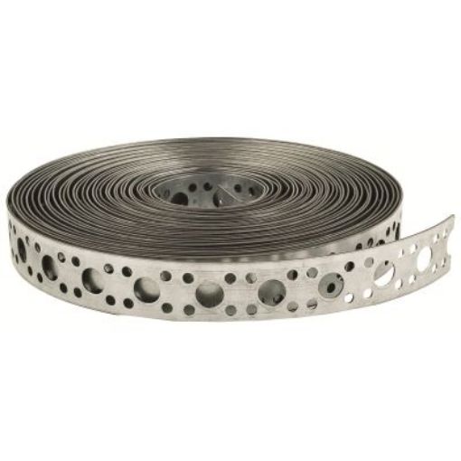 Picture of Olympic Fixings 12mm x 10m Galvanised Steel Fixing Band