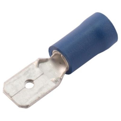 Picture of SWA 63BMP Male Push-On Terminal 1.5-2.5mm Blue