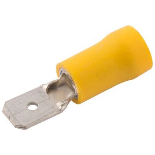 Picture of SWA 63YMP Male Push-On Terminal 4-6mm Yellow