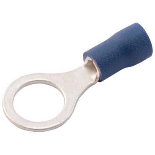 Picture of SWA 65BER Ring Terminal 1.5-2.5mm Blue Insulated