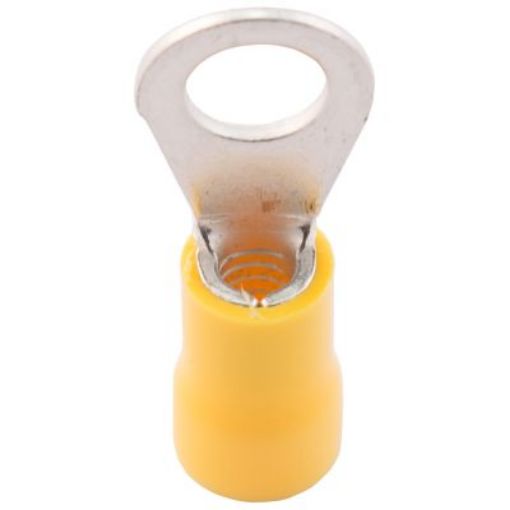 Picture of SWA 65YER Ring Terminal 4-6mm Yellow Insulated