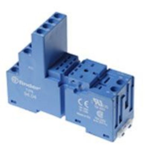 Picture of Finder 94.02SMA Terminal DIN Socket Blue