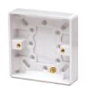 Picture of Scolmore Click Curva 1 Gang 16mm Pattress Backbox White