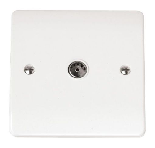 Picture of Click CMA065 Socket CoAx Single White