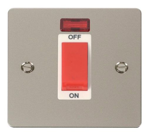 Picture of Click FPPN201WH Cooker Switch 1 Gang Neon 45A