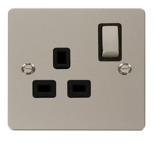 Picture of Click FPPN535BK Socket 1 Gang Double Pole Switched 13A