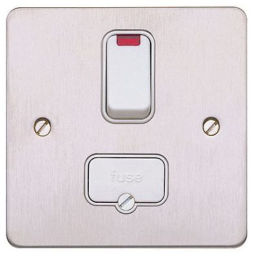 Picture of Connection Unit Double Pole Switched Fused with Neon White Inserts