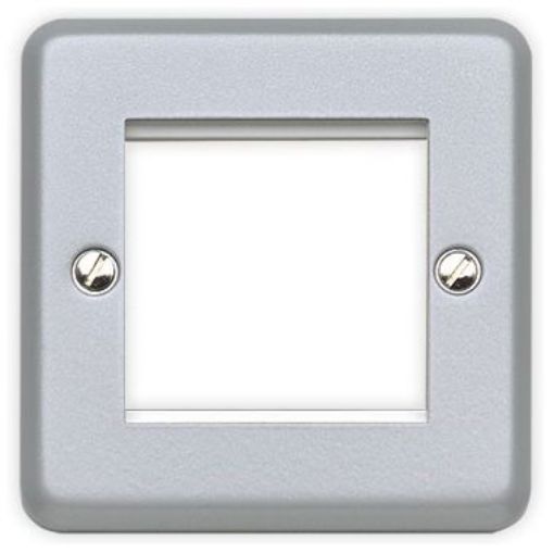 Picture of Frontplate 1 Gang 2 Module Euro