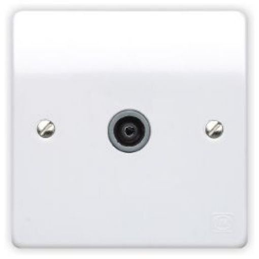 Picture of MK K3551WHI Socket TV/FM Single Female