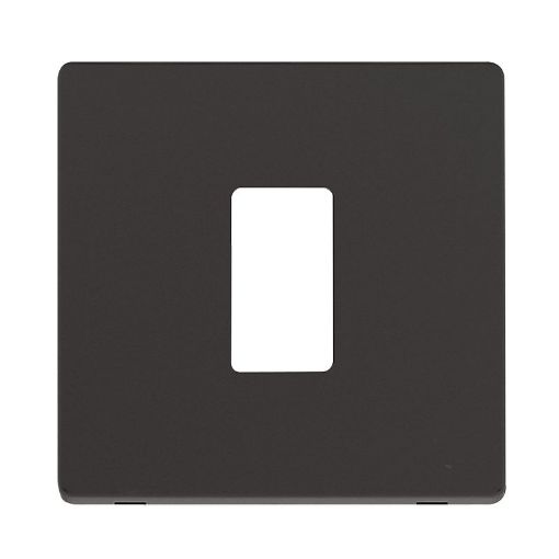 Picture of Click SCP20401BK Definity Frontplate 1G