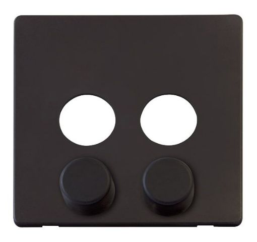 Picture of Click SCP242BK Dim Switch Frontplate 2G