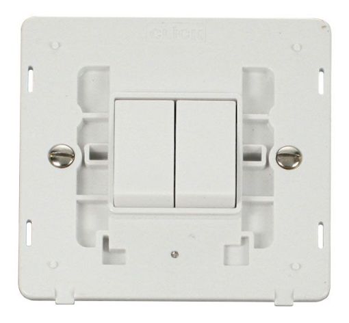 Picture of Click SIN012PW Switch Interior 2 Gang 2Way