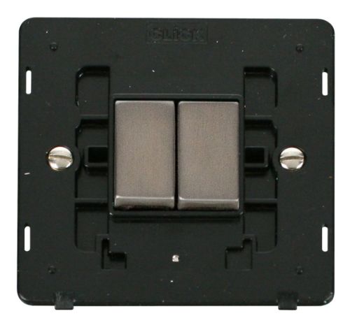 Picture of Click SIN412BKSS Switch Interior 2 Gang 2Way