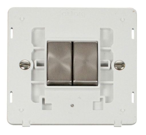 Picture of Click SIN412PWBS Switch Interior 2 Gang 2Way