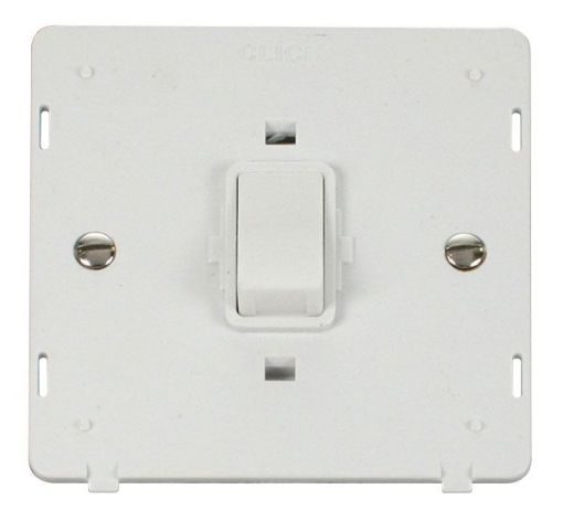 Picture of Click SIN622PW Double Pole Switch Interior 1 Gang 20A