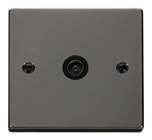 Picture of Click VPBN065BK Socket CoAx Single Black Nickel