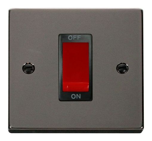 Picture of Click VPBN200BK Cooker Switch 1 Gang 45A Black Nickel