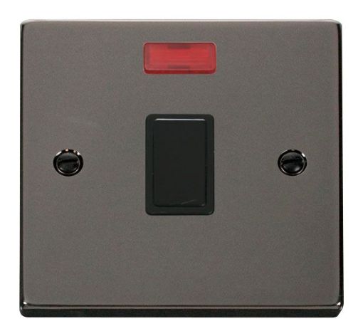 Picture of Click VPBN623BK Switch Double Pole Neon 20A Black Nickel