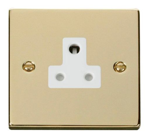 Picture of Click VPBR038WH Socket 1 Gang Unswitched 5A PB