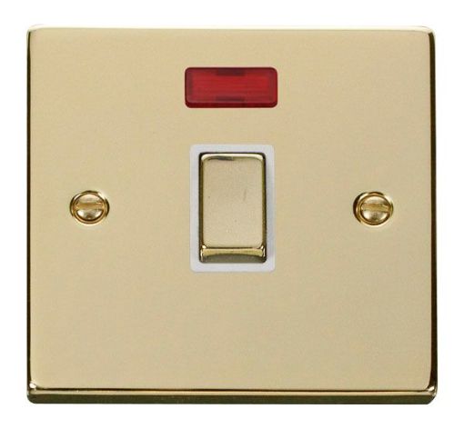 Picture of Click VPBR723WH Ingot Switch Neon Double Pole 20A