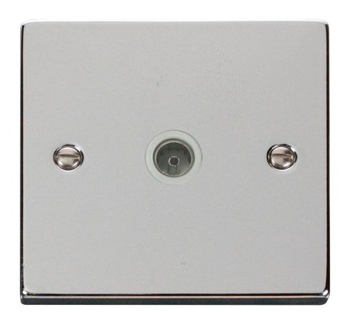 Picture of Click VPCH065WH Socket CoAx Single Polished Chrome