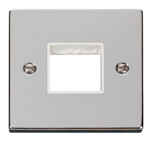 Picture of Click VPCH402WH Frontplate 1 Gang 2Aperture