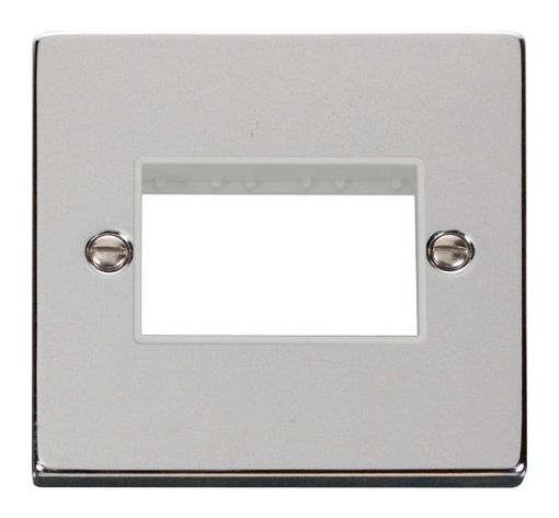 Picture of Click VPCH403WH Frontplate 1 Gang 3Aperture