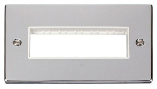 Picture of Click VPCH426WH Frontplate 2 Gang 6Aperture