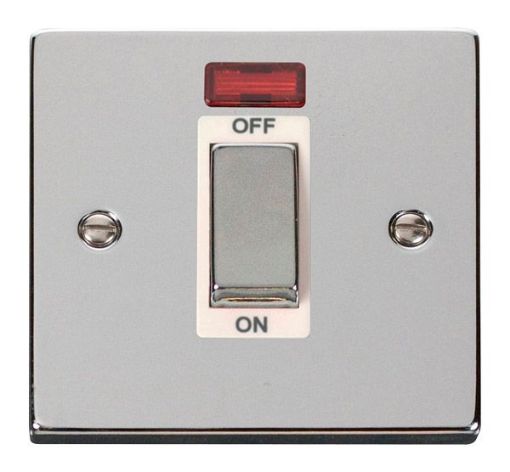 Picture of Click VPCH501WH Switch 1 Gang Double Pole 45A