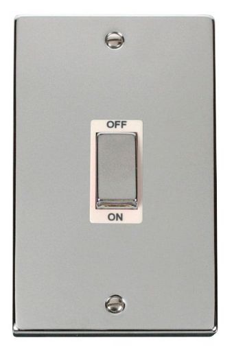 Picture of Click VPCH502WH Switch 2 Gang Double Pole 45A