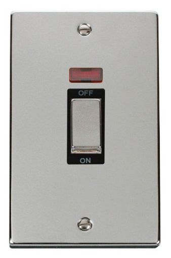 Picture of Click VPCH503BK Switch 2 Gang Double Pole 45A