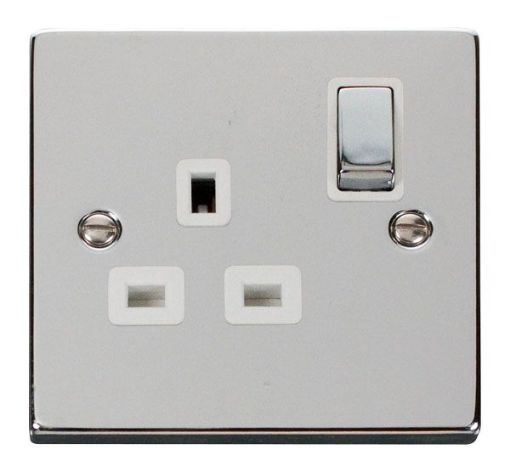 Picture of Click VPCH535WH Socket Double Pole 1 Gang Switched 13A