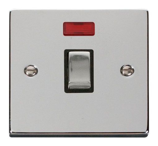 Picture of Click VPCH723BK Ingot Switch Neon Double Pole 20A