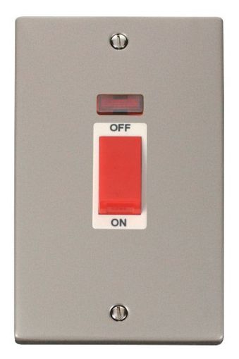 Picture of Click VPPN203WH Cooker Switch 2 Gang Neon45A