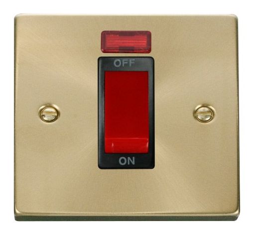 Picture of Click VPSB201BK Cooker Switch 1 Gang Neon 45A