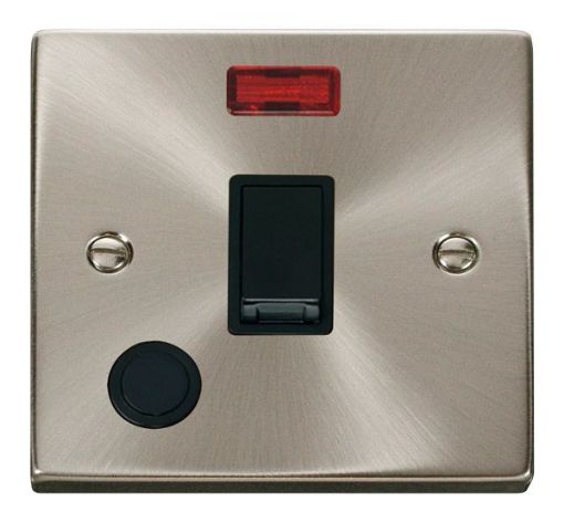 Picture of Click VPSC023BK Connection Unit Switched Neon 20A Satin Chrome