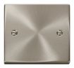 Picture of Click VPSC060 Blanking Plate 1 Gang Satin Chrome