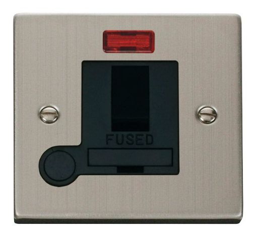 Picture of Click VPSS052BK Connection Unit Switched Neon 13A Stainless Steel