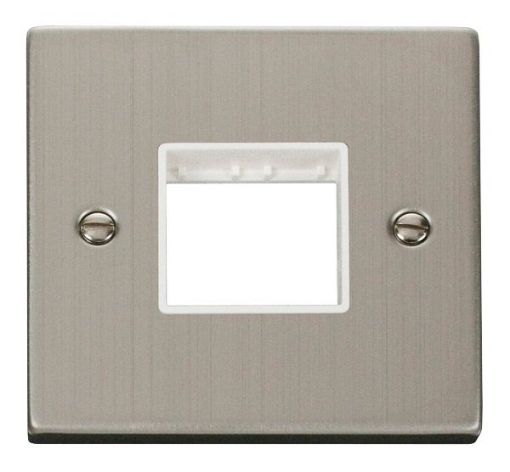 Picture of Click VPSS402WH Frontplate 1 Gang 2Aperture