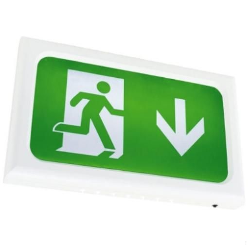 Picture of Ansell AENLED/3M/W Exit Sign LED 2.6W | Emergency Lighting