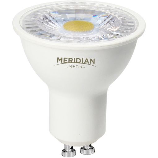 Picture of Meridian LED Lamp GU10 Dimmable 4.5W 345LM | Warm White 3000K