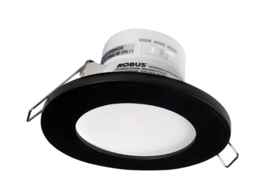 Picture of Robus Roxana Downlight| Matt Black Trim | RNA6TRIM-10