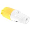 Picture of Axiom Industrial 3 Pin Connector IP44 | Yellow | IC1613
