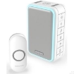 Picture of Honeywell Home Door Chime Kit Wirefree Portable 6 Tunes with Halo Light 150m 84dB White | DC315N