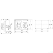 Picture of Gewiss UK Socket Horizontal Interlocked 2P+E IB Range 32A 380V | GW66018