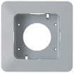 Picture of MK Electric Bezel 1 Gang Flush Masterseal Plus 165x165x41mm Grey | K56502GRY