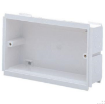 Picture of MK Electric - Cable Management Box 2 Gang Prestige 2com 35mm White PVC-U | VTS7035WHI