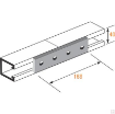 Picture of CSS Support Systems Plate Channel Flat 4 Hole Hot Dipped Galvanised | FB103