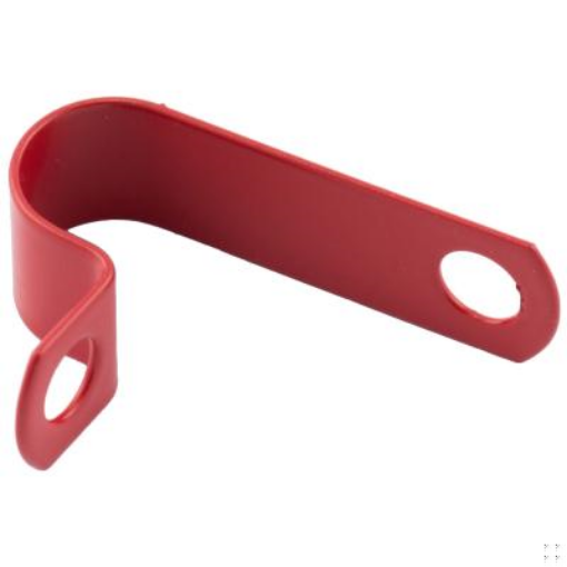 Picture of SWA Clip LSF Powder Coated (Pack of 50) 3L1.5 Red Polyester | RCHL32-50RED