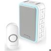 Picture of Honeywell Home Door Chime Kit Wirefree Portable 6 Tunes with Halo Light 150m 84dB White | DC315N